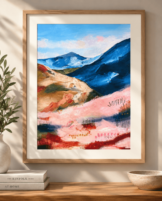 Poster Fjäll 30x40cm