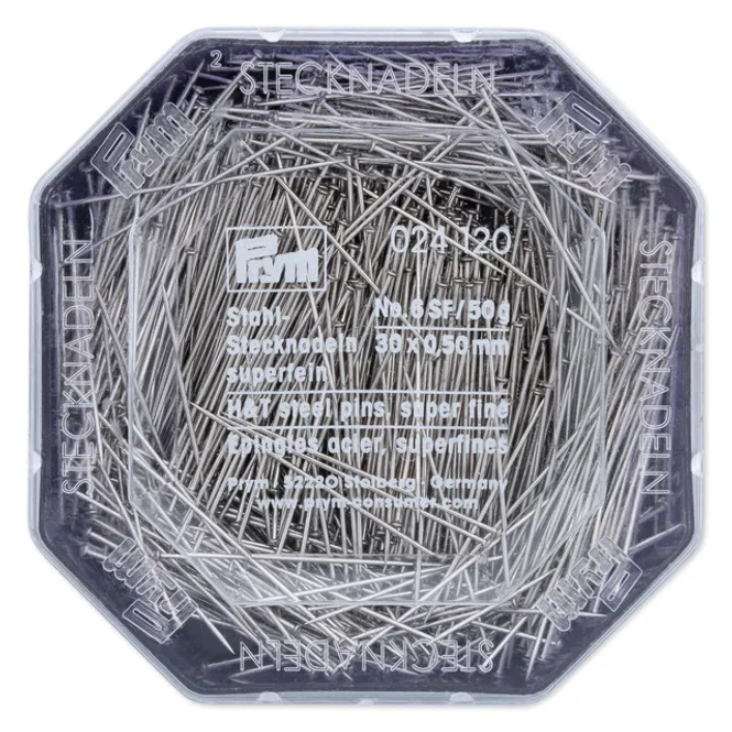 Huvudbild Knappnålar 30 x 0,50 mm silver (50 gram)