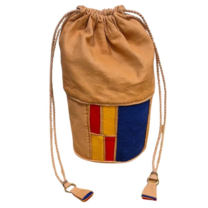 Skinnväska Renskinn Klädesdetaljer D: 14 cm H: 25 cm