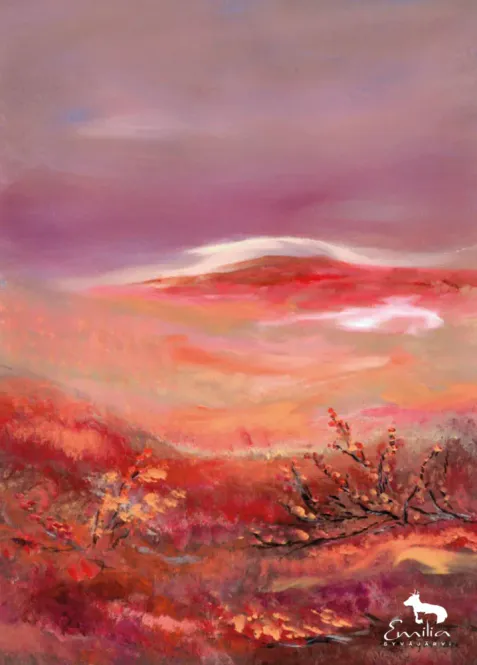 Huvudbild Poster Höstfjäll 30x40 cm