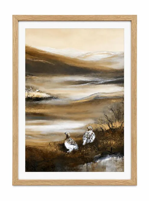 Huvudbild Poster Ripor på höstfjäll 21x30 cm