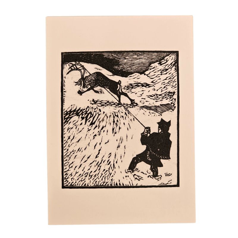 Albmai Hergin John Savio Konstkort A6